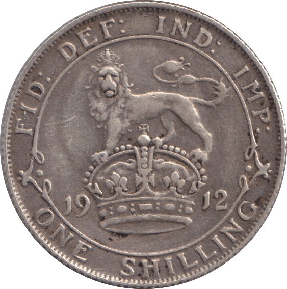 1912 SHILLING ( FINE ) - SHILLING - Cambridgeshire Coins