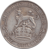1912 SHILLING ( GF ) - SHILLING - Cambridgeshire Coins
