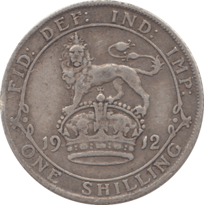 1912 SHILLING ( GF ) - SHILLING - Cambridgeshire Coins