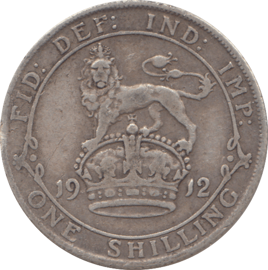 1912 SHILLING ( GF ) - SHILLING - Cambridgeshire Coins