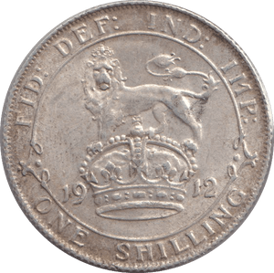 1912 SHILLING ( GVF ) - SHILLING - Cambridgeshire Coins