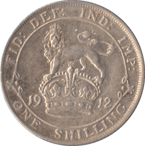 1912 SHILLING ( GVF ) - Shilling - Cambridgeshire Coins