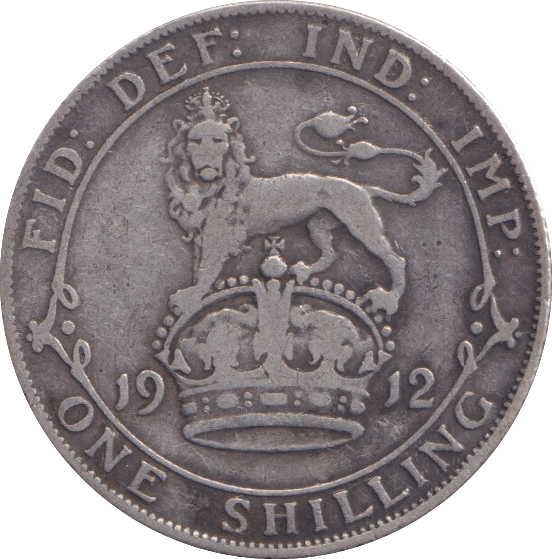 1912 SHILLING ( VF ) - SHILLING - Cambridgeshire Coins