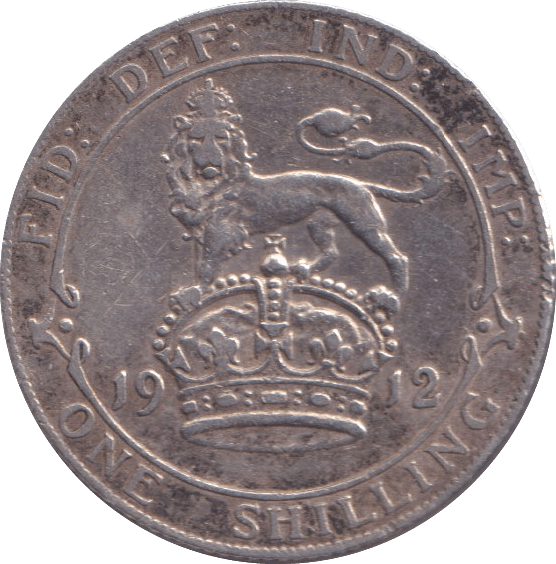 1912 SHILLING ( VF ) - SHILLING - Cambridgeshire Coins