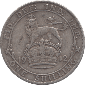 1912 SHILLING ( VF ) - Shilling - Cambridgeshire Coins