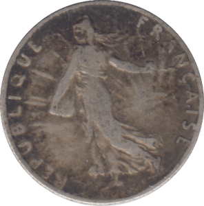 1912 SILVER 50 CENTIMES FRANCE - WORLD COINS - Cambridgeshire Coins