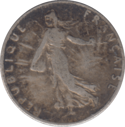1912 SILVER 50 CENTIMES FRANCE - WORLD COINS - Cambridgeshire Coins