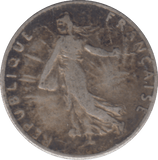 1912 SILVER 50 CENTIMES FRANCE - WORLD COINS - Cambridgeshire Coins