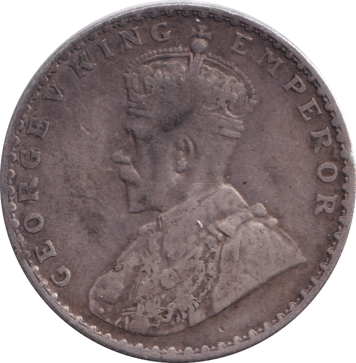 1912 SILVER RUPEE INDIA - SILVER WORLD COINS - Cambridgeshire Coins