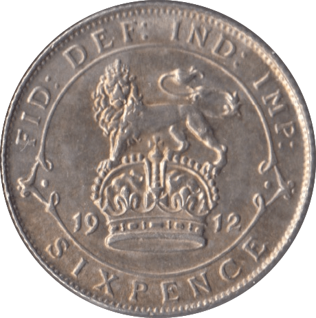1912 SIXPENCE ( AUNC ) - Sixpence - Cambridgeshire Coins