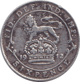 1912 SIXPENCE ( GF ) - SIXPENCE - Cambridgeshire Coins