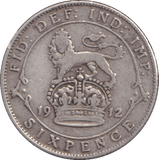 1912 SIXPENCE ( GF ) - SIXPENCE - Cambridgeshire Coins