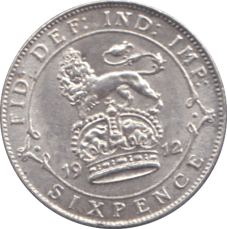 1912 SIXPENCE ( UNC ) - SIXPENCE - Cambridgeshire Coins
