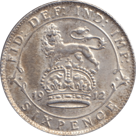 1912 SIXPENCE ( UNC ) - SIXPENCE - Cambridgeshire Coins