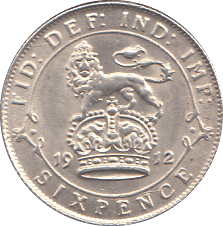 1912 SIXPENCE ( UNC ) - SIXPENCE - Cambridgeshire Coins