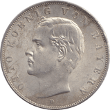 1912 THREE MARK BAVARIA - SILVER WORLD COINS - Cambridgeshire Coins