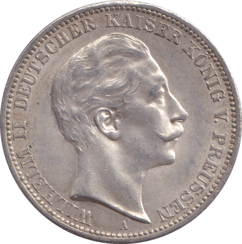 1912 THREE MARK BERLIN A - SILVER WORLD COINS - Cambridgeshire Coins