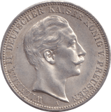 1912 THREE MARK BERLIN A - SILVER WORLD COINS - Cambridgeshire Coins