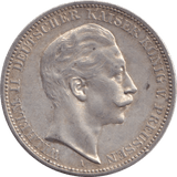 1912 THREE MARK BERLIN - SILVER WORLD COINS - Cambridgeshire Coins