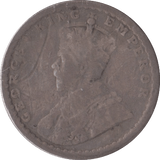 1912 TWO ANNAS INDIA - SILVER WORLD COINS - Cambridgeshire Coins