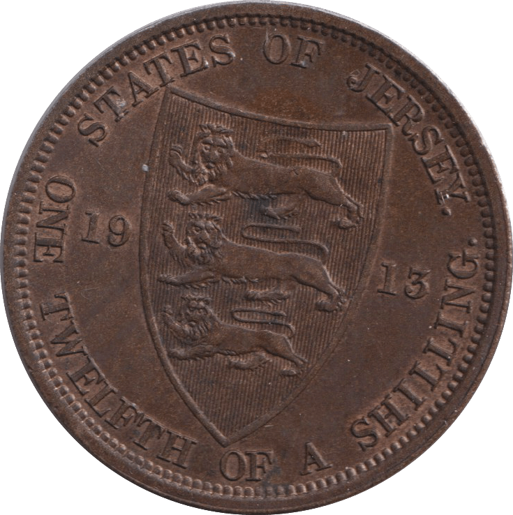 1913 1/12 SHILLING - PENNY - Cambridgeshire Coins