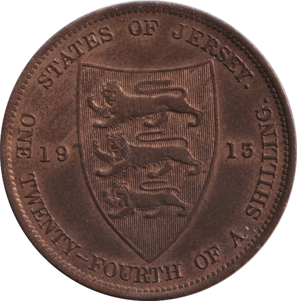 1913 1/24 SHILLING - PENNY - Cambridgeshire Coins