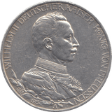 1913 3 MARK GERMANY - WORLD COINS - Cambridgeshire Coins