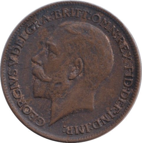 1913 FARTHING ( VF ) - FARTHING - Cambridgeshire Coins