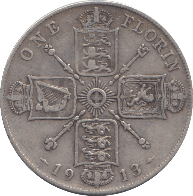 1913 FLORIN ( GF ) - FLORIN - Cambridgeshire Coins