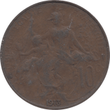 1913 FRANCE 10 CENTS - WORLD COINS - Cambridgeshire Coins