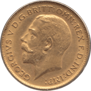 1913 GOLD HALF SOVEREIGN ( AUNC ) - HALF SOVEREIGN - Cambridgeshire Coins