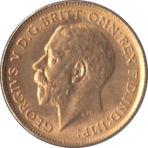 1913 GOLD HALF SOVEREIGN ( AUNC ) - Half Sovereign - Cambridgeshire Coins