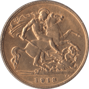 1913 GOLD HALF SOVEREIGN ( EF ) - Half Sovereign - Cambridgeshire Coins