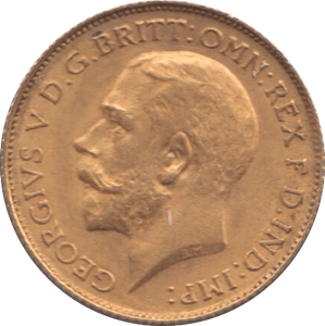 1913 GOLD HALF SOVEREIGN ( UNC ) - HALF SOVEREIGN - Cambridgeshire Coins