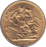 1913 GOLD SOVEREIGN ( AUNC ) 1 - Sovereign - Cambridgeshire Coins