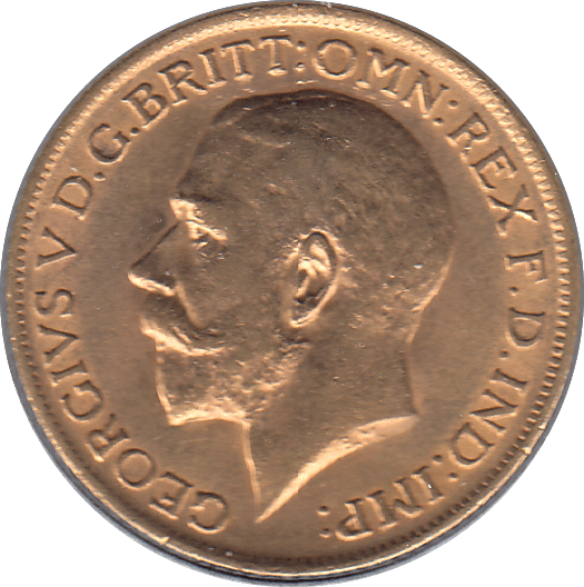 1913 GOLD SOVEREIGN ( AUNC ) 2 - Sovereign - Cambridgeshire Coins