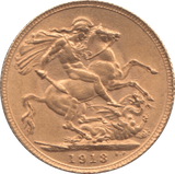 1913 GOLD SOVEREIGN ( AUNC ) - GOLD WORLD COINS - Cambridgeshire Coins