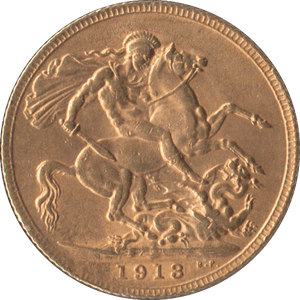 1913 GOLD SOVEREIGN ( EF ) - Sovereign - Cambridgeshire Coins