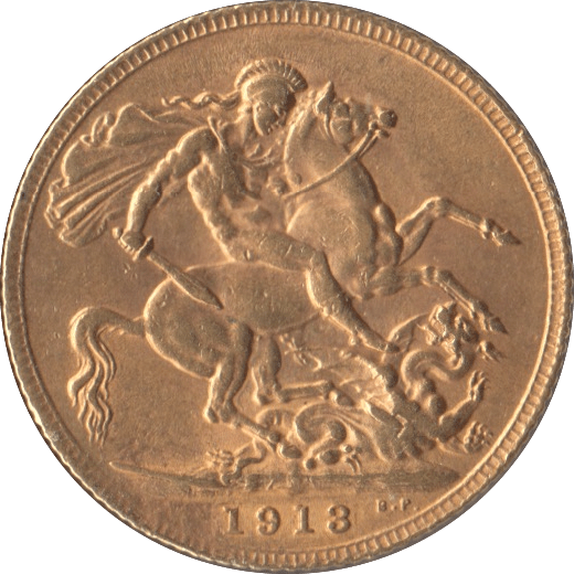 1913 GOLD SOVEREIGN ( EF ) - Sovereign - Cambridgeshire Coins