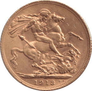 1913 GOLD SOVEREIGN ( EF ) - SOVEREIGN - Cambridgeshire Coins