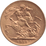 1913 GOLD SOVEREIGN ( EF ) - SOVEREIGN - Cambridgeshire Coins