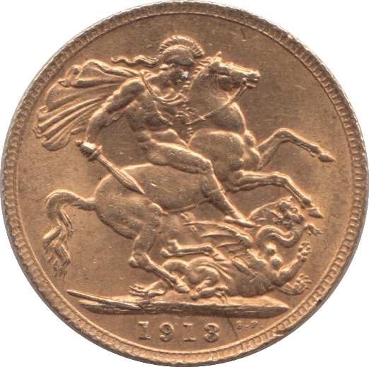 1913 GOLD SOVEREIGN ( EF ) - SOVEREIGN - Cambridgeshire Coins