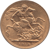 1913 GOLD SOVEREIGN ( EF ) - SOVEREIGN - Cambridgeshire Coins