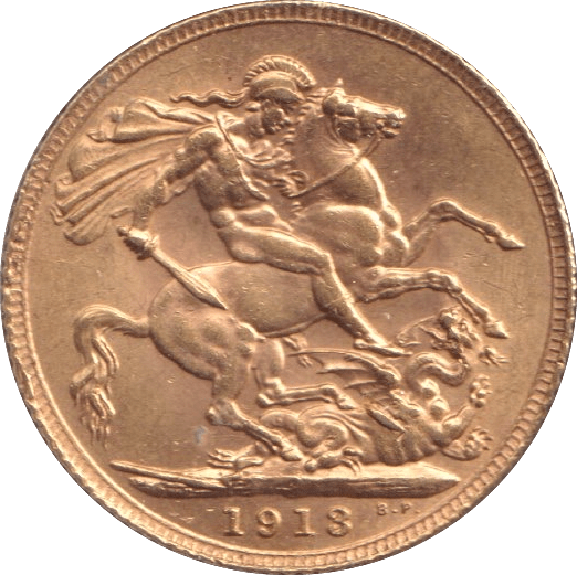 1913 GOLD SOVEREIGN ( UNC ) - SOVEREIGN - Cambridgeshire Coins
