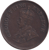 1913 HALF PICE INDIA - WORLD COINS - Cambridgeshire Coins