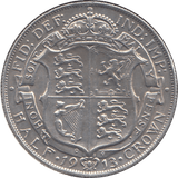 1913 HALFCROWN ( EF ) - HALFCROWN - Cambridgeshire Coins
