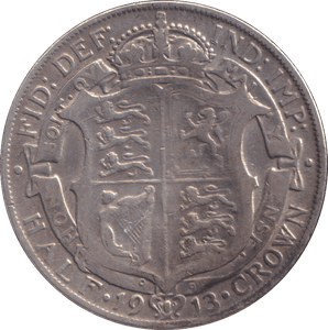 1913 HALFCROWN ( FINE ) - WORLD COINS - Cambridgeshire Coins