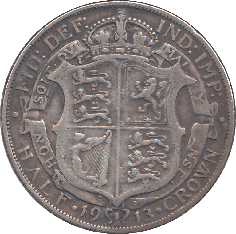 1913 HALFCROWN ( GF ) - HALFCROWN - Cambridgeshire Coins