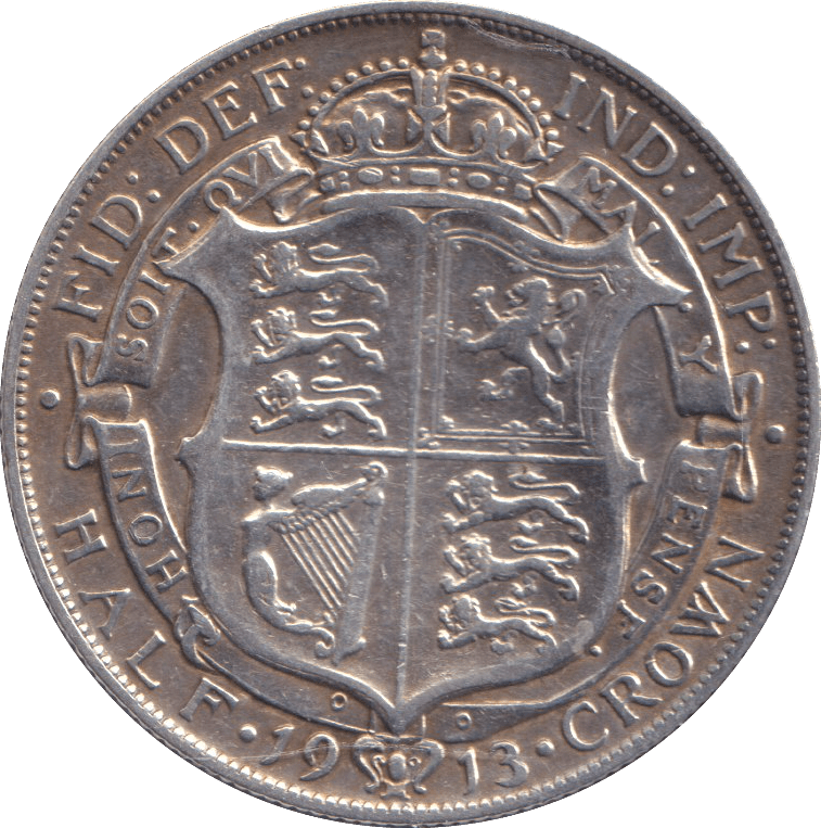 1913 HALFCROWN ( GF ) - HALFCROWN - Cambridgeshire Coins