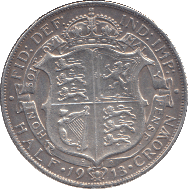 1913 HALFCROWN ( GF ) - HALFCROWN - Cambridgeshire Coins